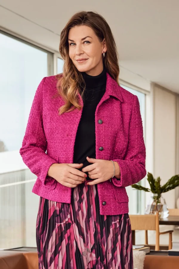 Let jakke - Fuchsia Red