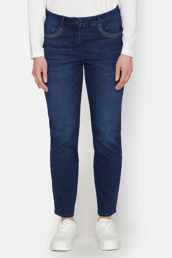 Madelaine 7/8 Jeans - Indigo Blue - Straight fit