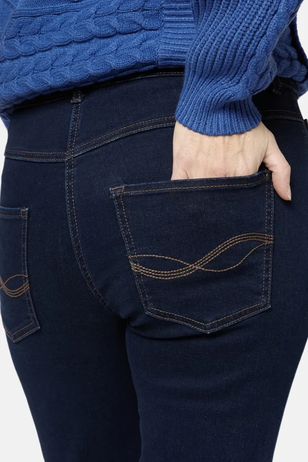 Madelaine Jeans - Straight fit - Mørk blå denim