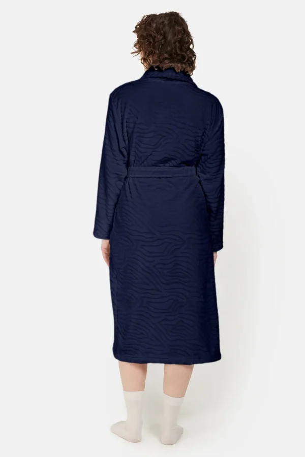 Morgenkåbe - Navy Blue