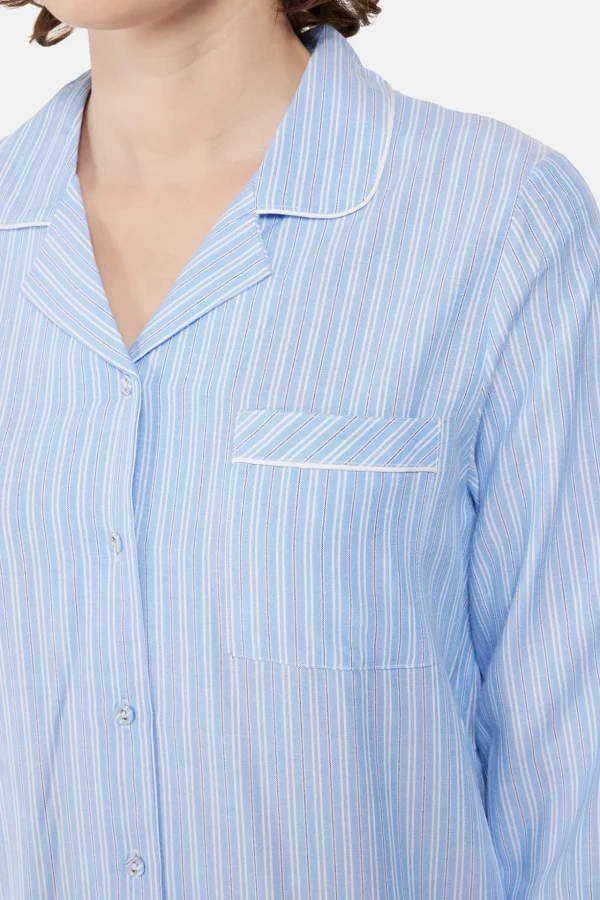Natkjole - Cornflower Blue