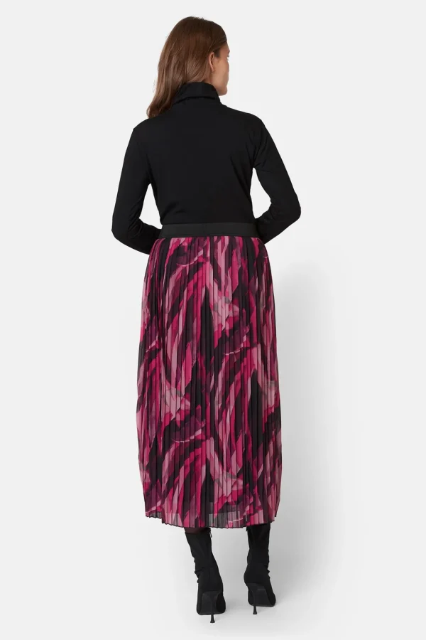 Nederdel - Fuchsia Red