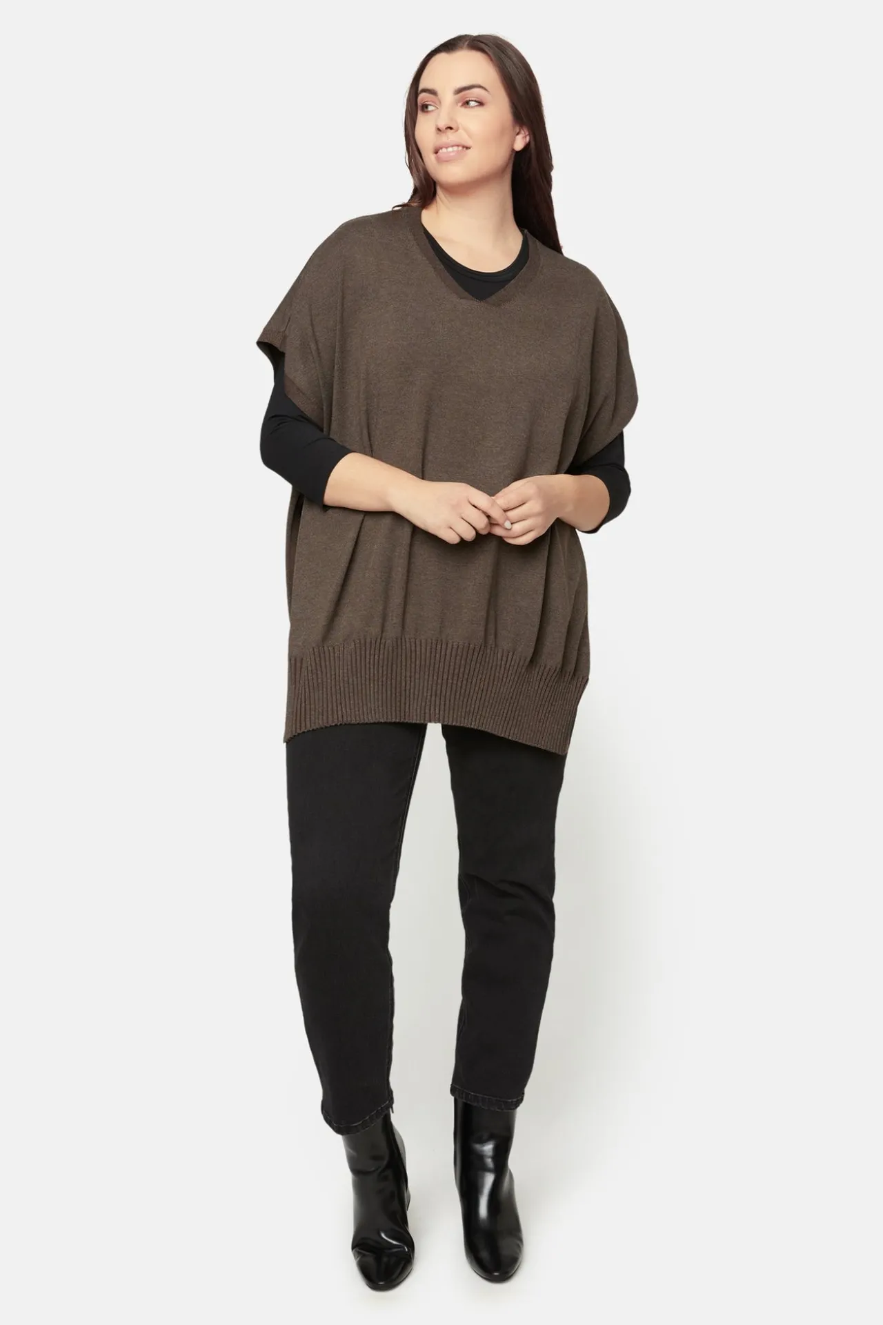 poncho__chocolate_melange_2.webp Poncho - Chocolate Melange