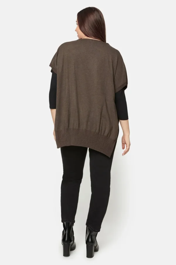 Poncho - Chocolate Melange