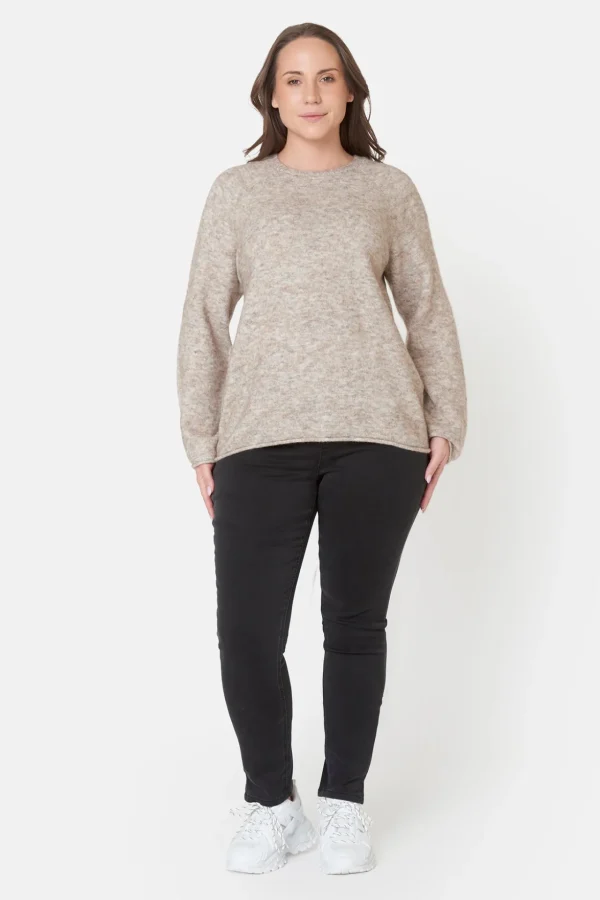 Pullover - Beige Melange
