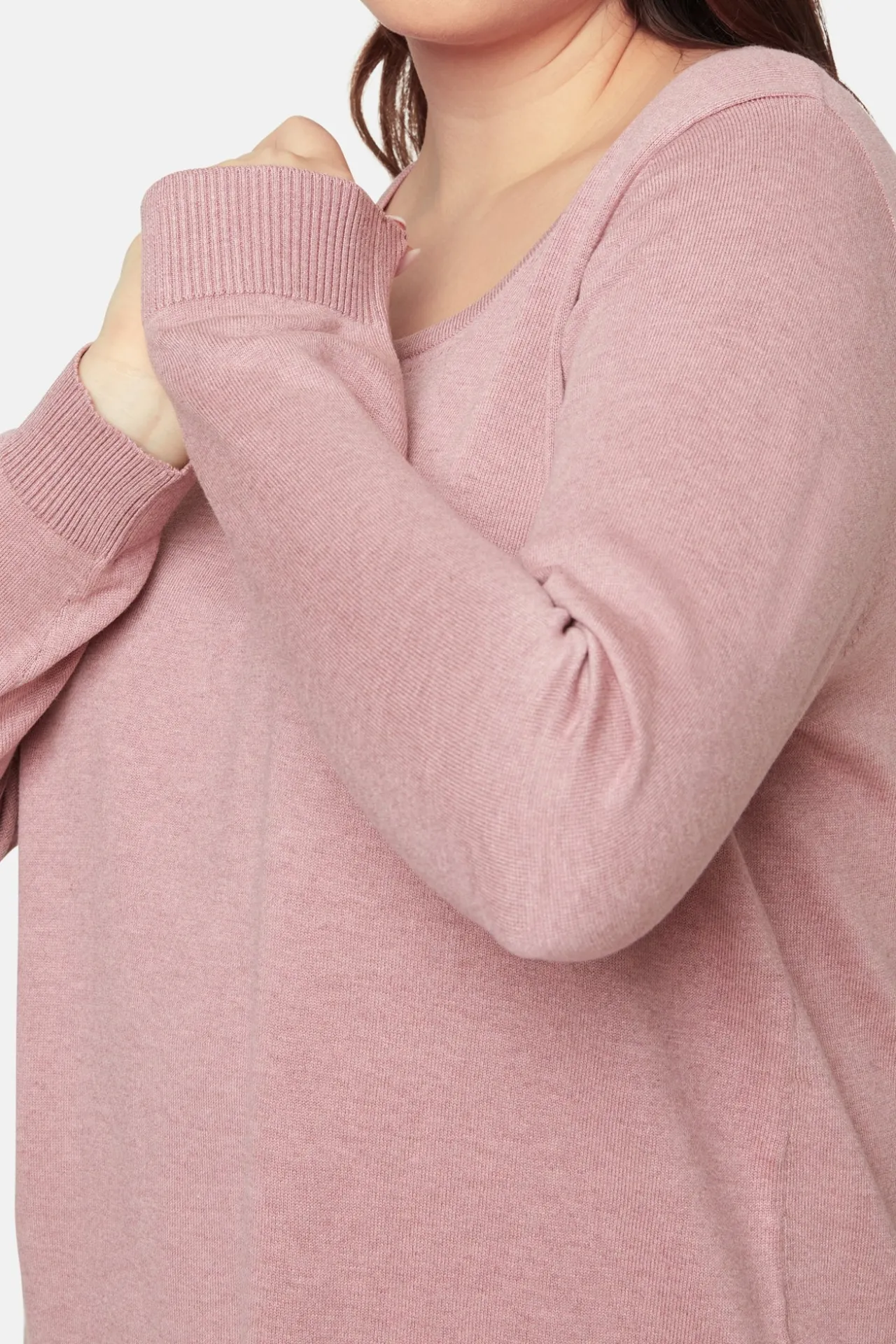 pullover__dark_rose_melan_1.webp Pullover - Dark Rose Melange