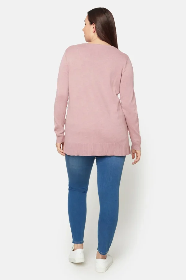 Pullover - Dark Rose Melange