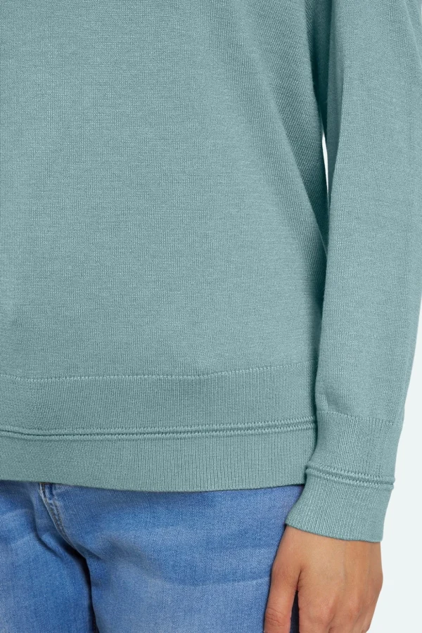 Pullover - Sea Green Melange