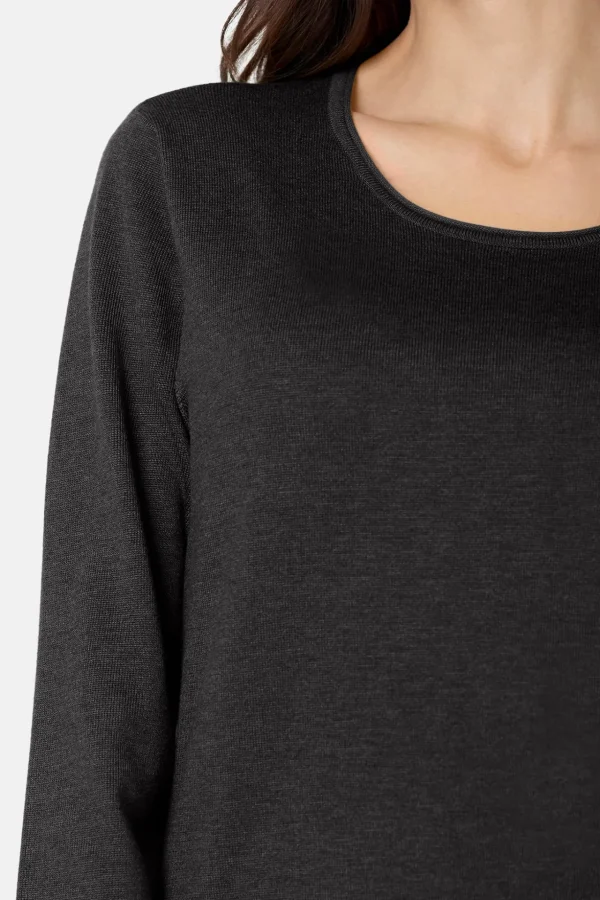 Pullover O-hals - Black