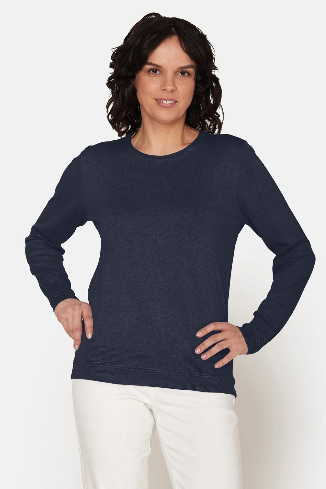 pullover_ohals__navy_0.webp Pullover O-hals - Navy