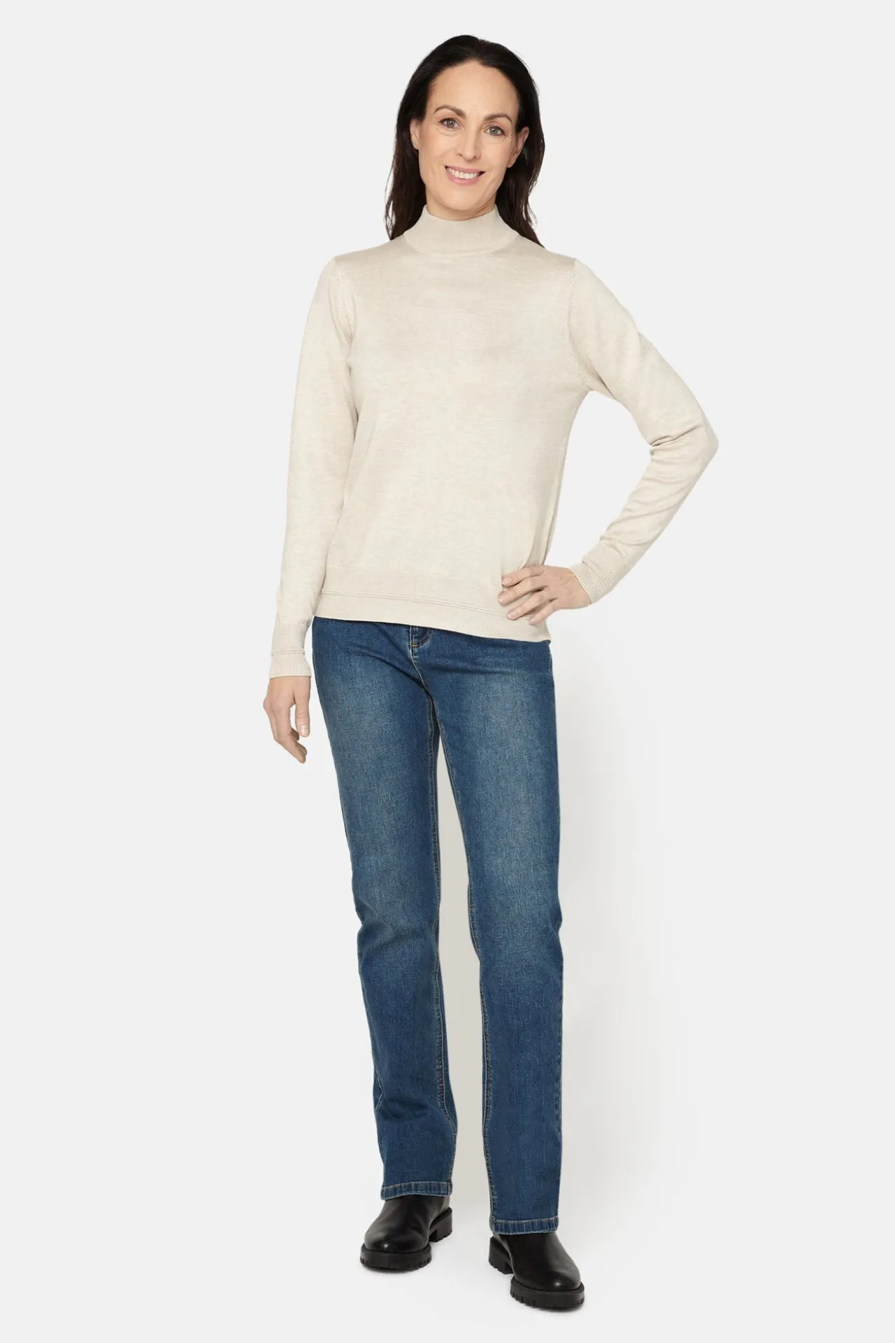 pullover_rullekrave__rain_1.webp Pullover Rullekrave - Rainy Day Melange