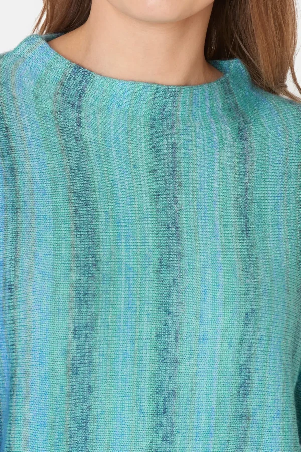 3/4 ærmet Pullover - Deep Sea