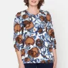 3/4 ærmet T-shirt - Blue