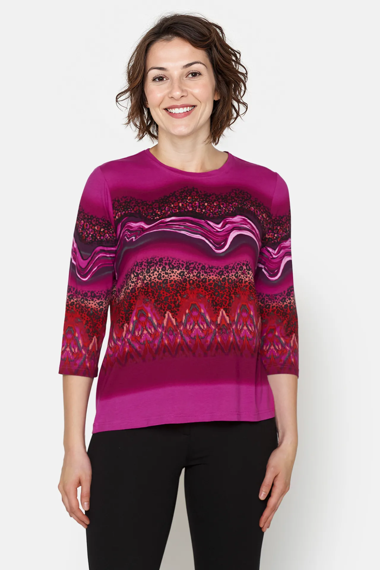 rmet_tshirt__fuchsia_pin_0.webp 3/4 ærmet T-shirt - Fuchsia Pink
