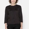 3/4 ærmet T-shirt - Sort