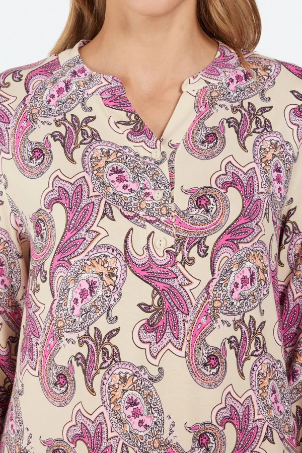 3/4 Sleeve T-shirt - Pink