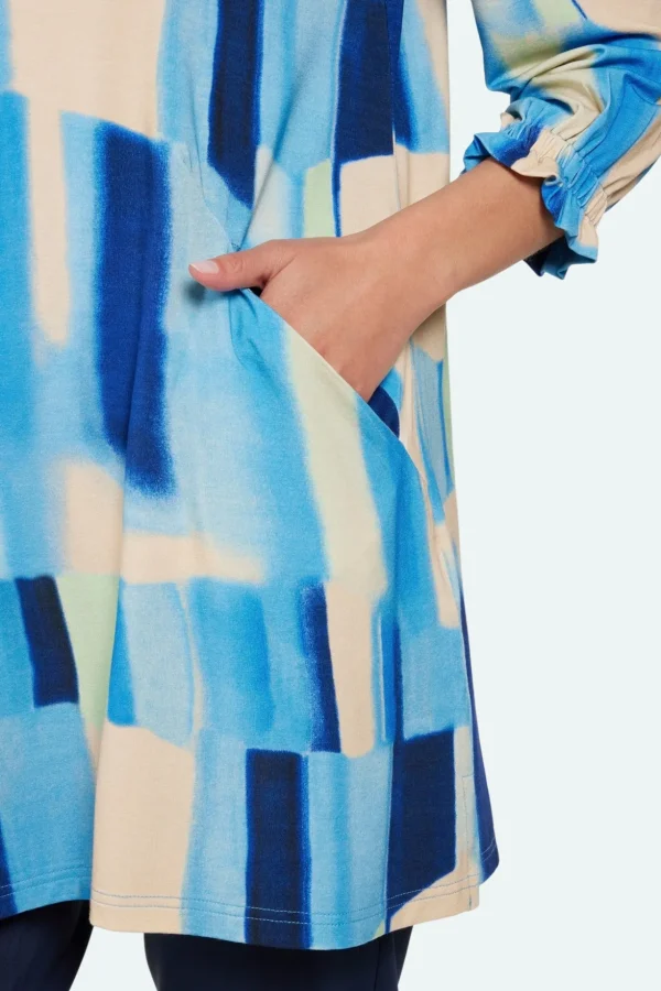3/4 Sleeve Tunic - Oxygen
