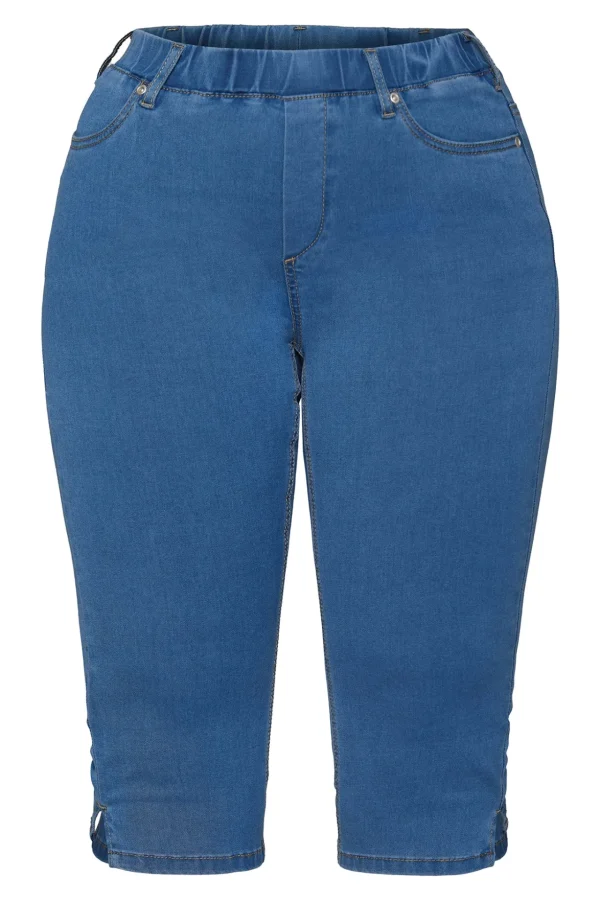 Sofia Capri Jeans - Medium Blue Denim