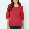 Sweater Kortærmet - Scarlet Red