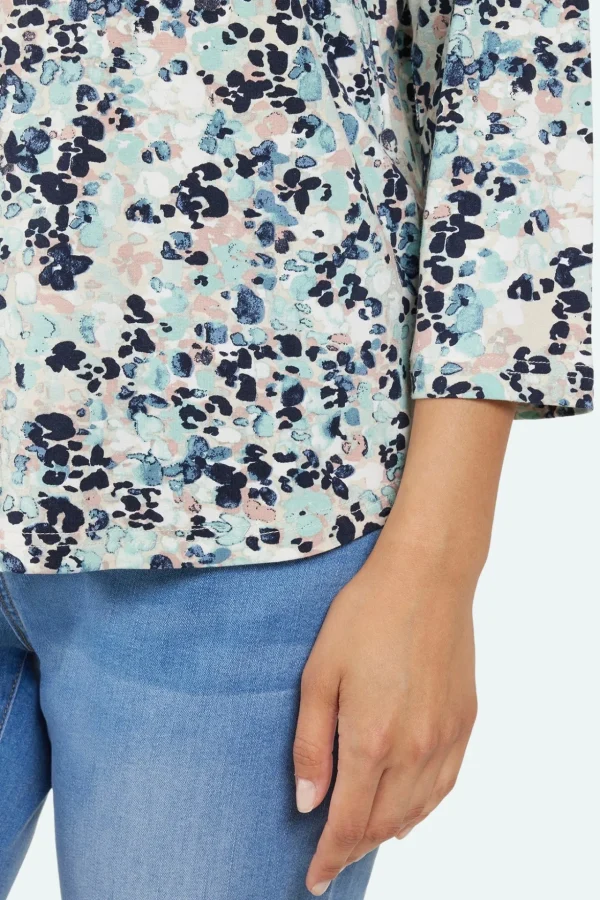T-shirt - Blå - Rund hals