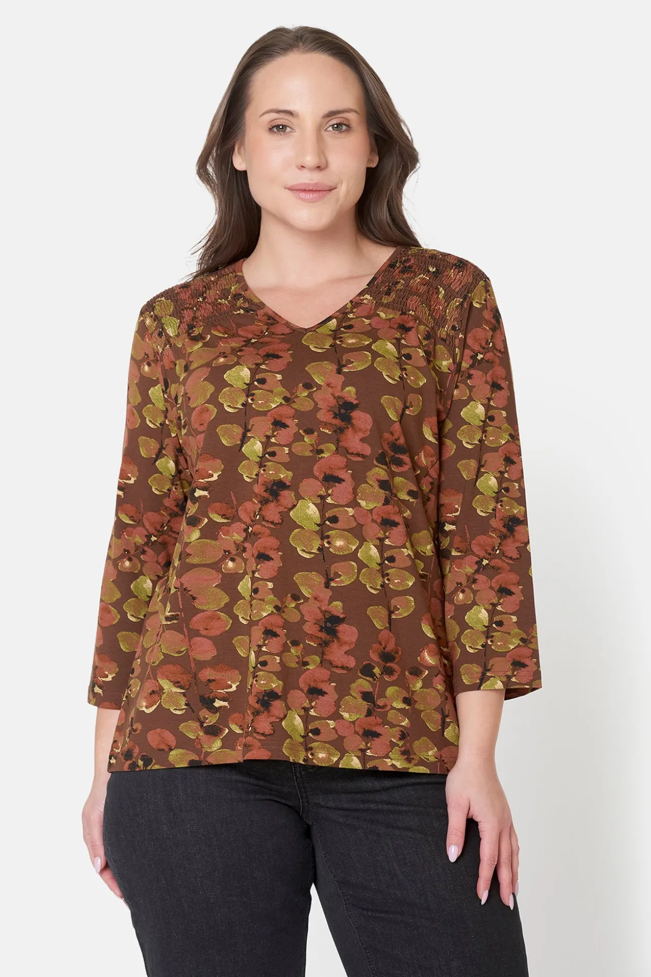 tshirt___rmer__tiramisu_0.webp T-shirt - 3/4 ærmer - Tiramisu