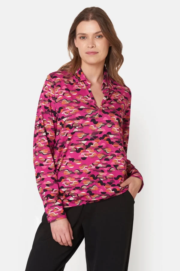 T-shirt - Fuchsia Rød