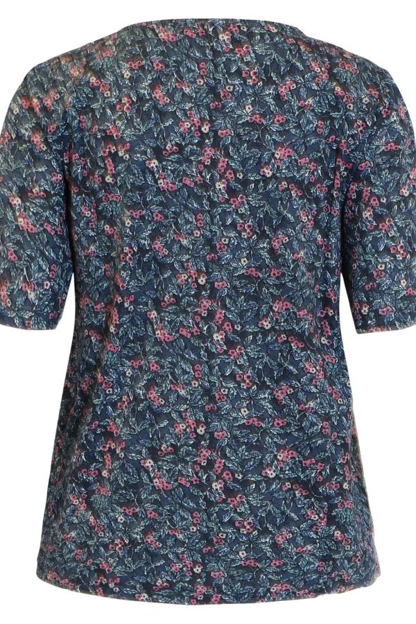 T-shirt Kortærmet - Navy Mix