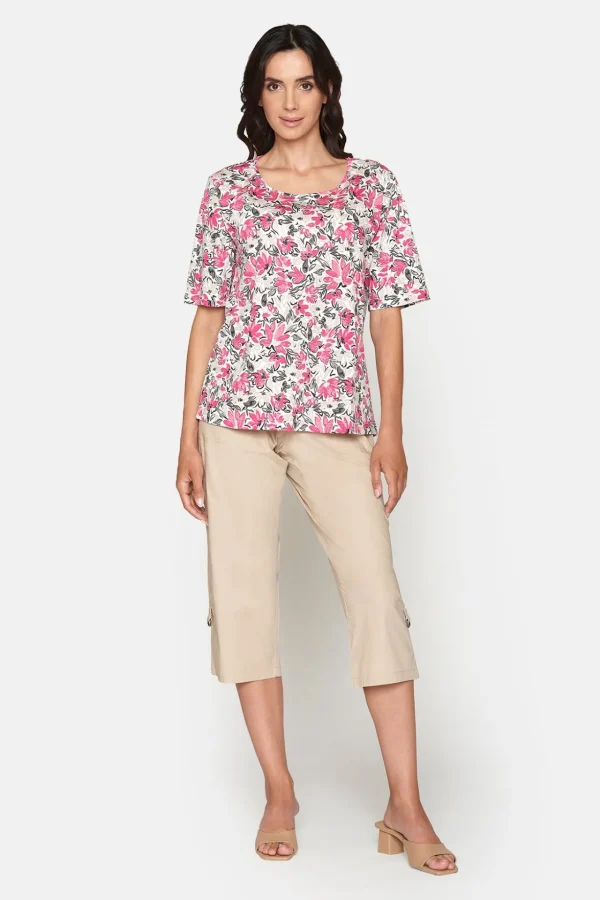 T-shirt Kortærmet - Pink Yarrow Mix