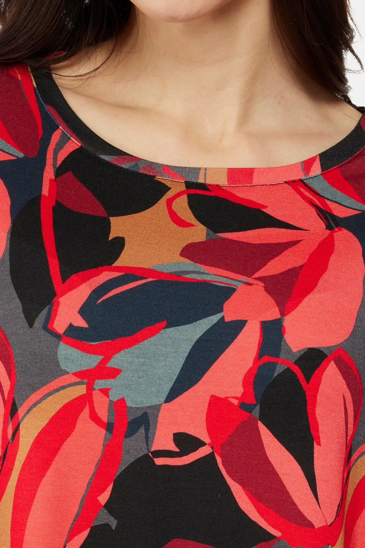 tshirt_langrmet__true_red_1.webp T-shirt Langærmet - True Red Mix