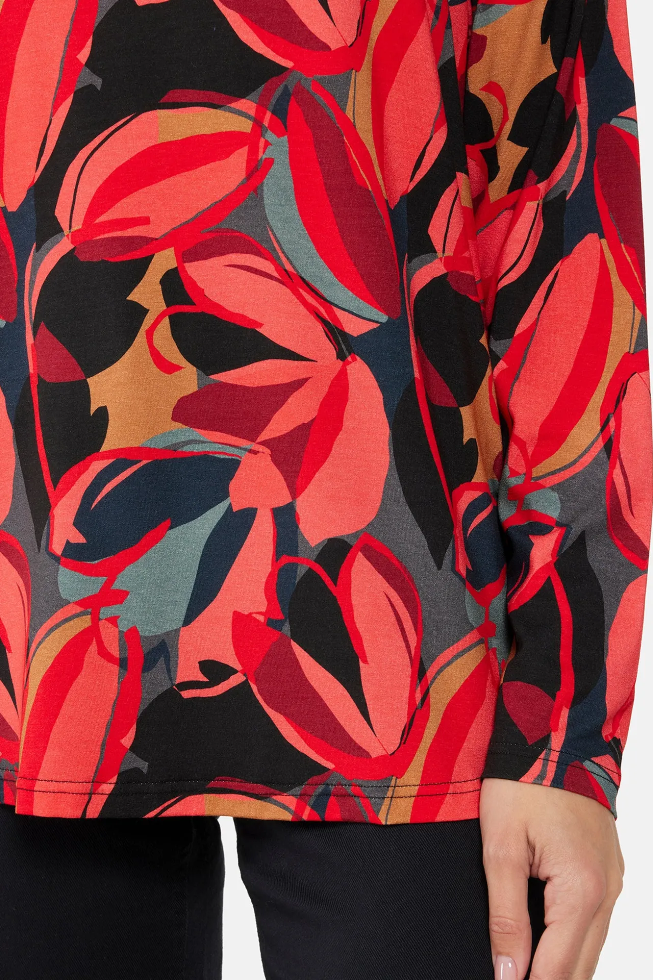 tshirt_langrmet__true_red_2.webp T-shirt Langærmet - True Red Mix