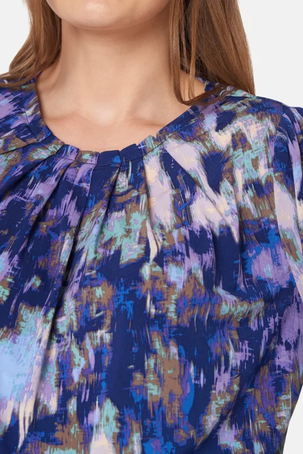 T-shirt Med 3/4 ærmer - Beacon Blue