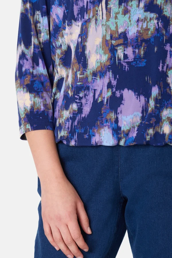 T-shirt Med 3/4 ærmer - Beacon Blue