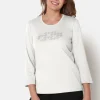 T-shirt Med 3/4 ærmer - Off White