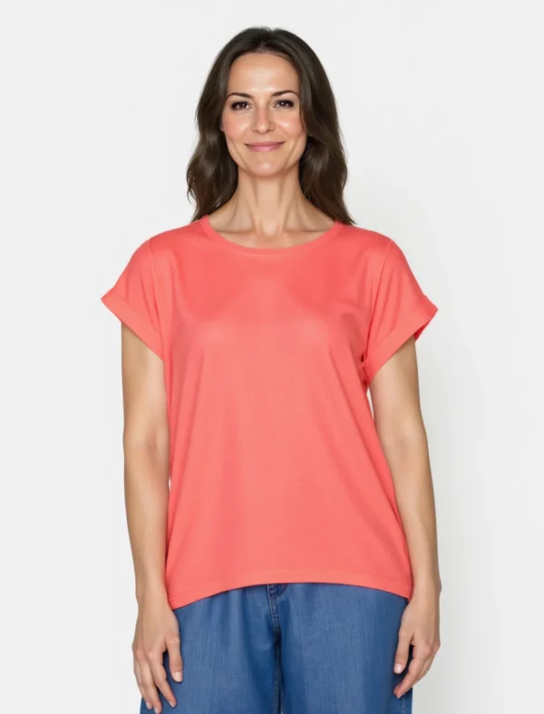 T-shirt Med Korte ærmer - Melon