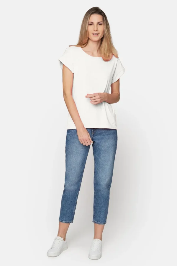 T-shirt Med Korte ærmer - Off White