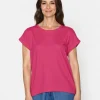T-shirt Med Korte ærmer - Raspberry