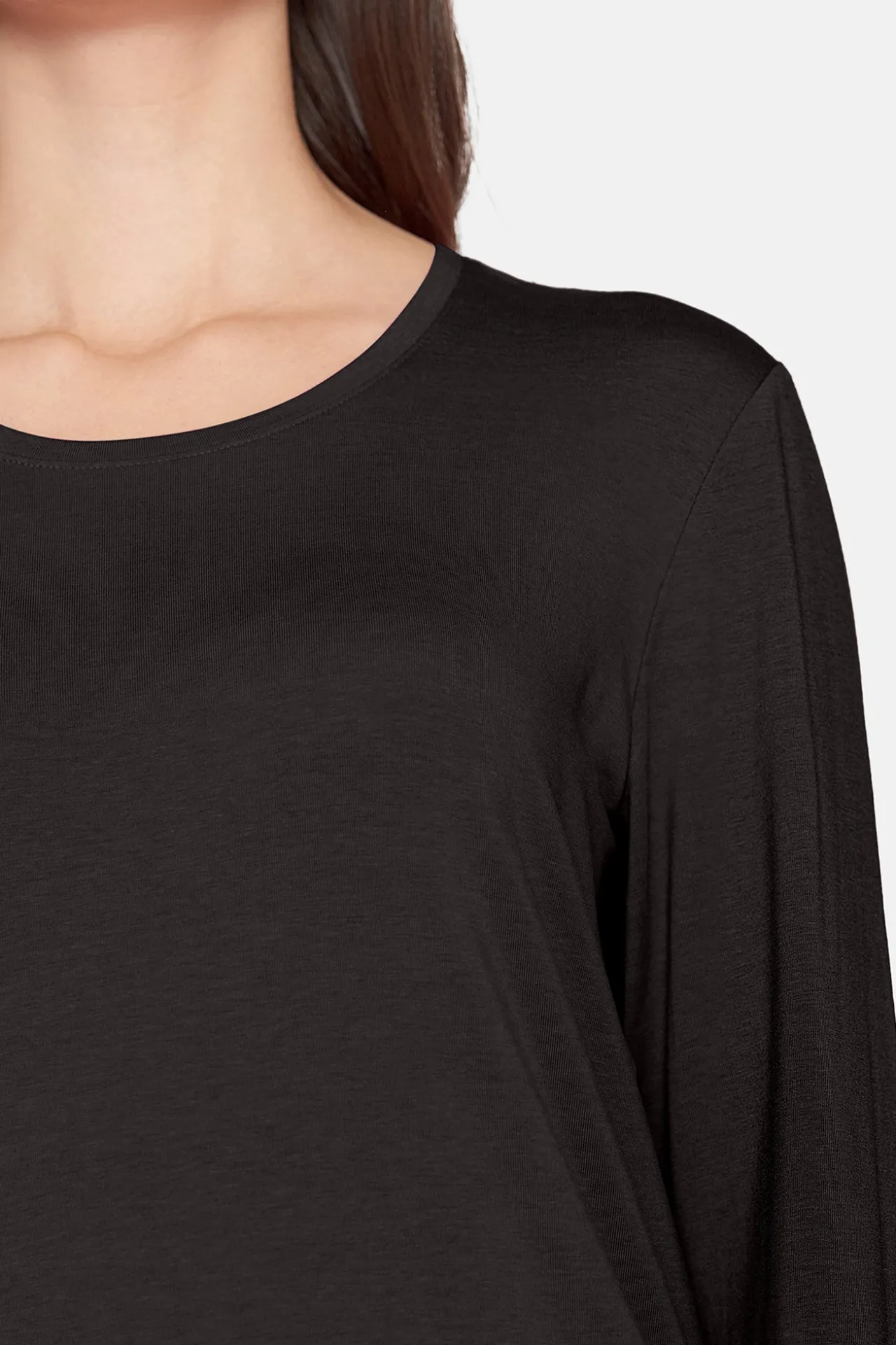tshirt_med_rund_hals__bla_1.webp T-shirt Med Rund Hals - Black