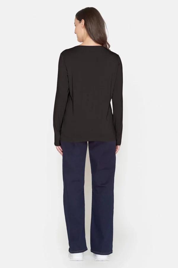 T-shirt Med Rund Hals - Black