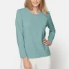 T-shirt Med Rund Hals - Sea Green