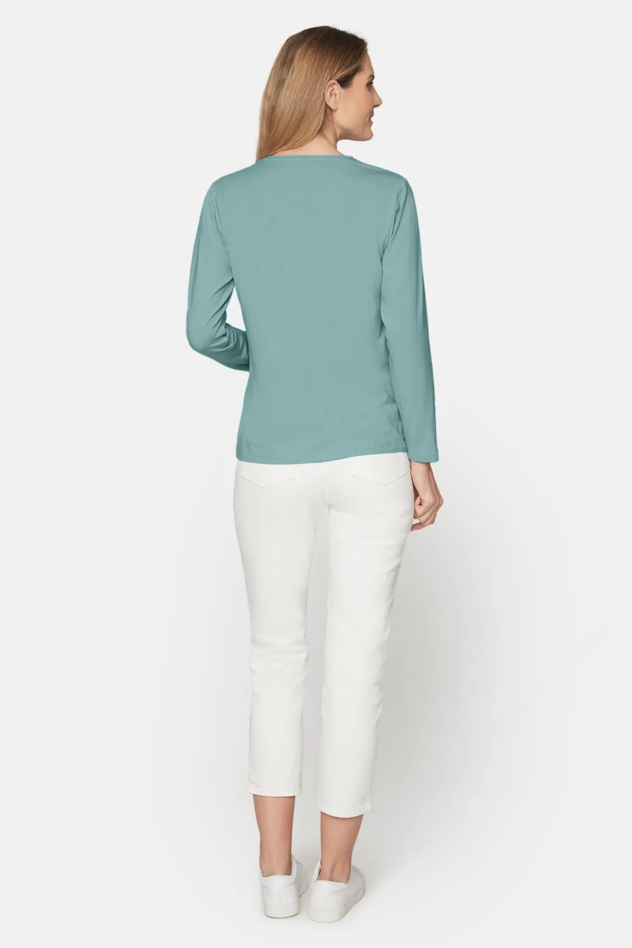 tshirt_med_rund_hals__sea_3.webp T-shirt Med Rund Hals - Sea Green
