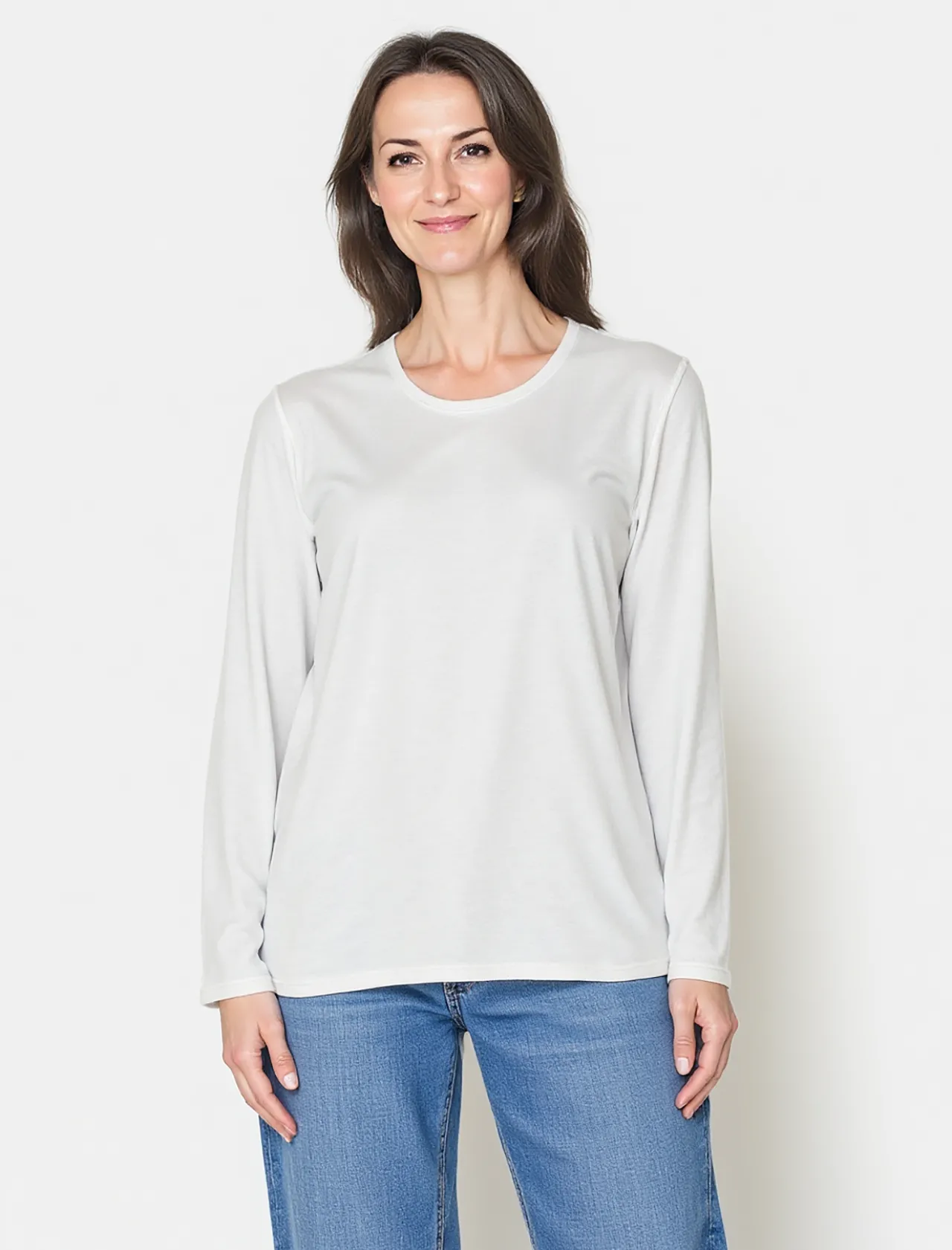 tshirt_med_rund_hals__whi_0-1.webp T-shirt Med Rund Hals - White