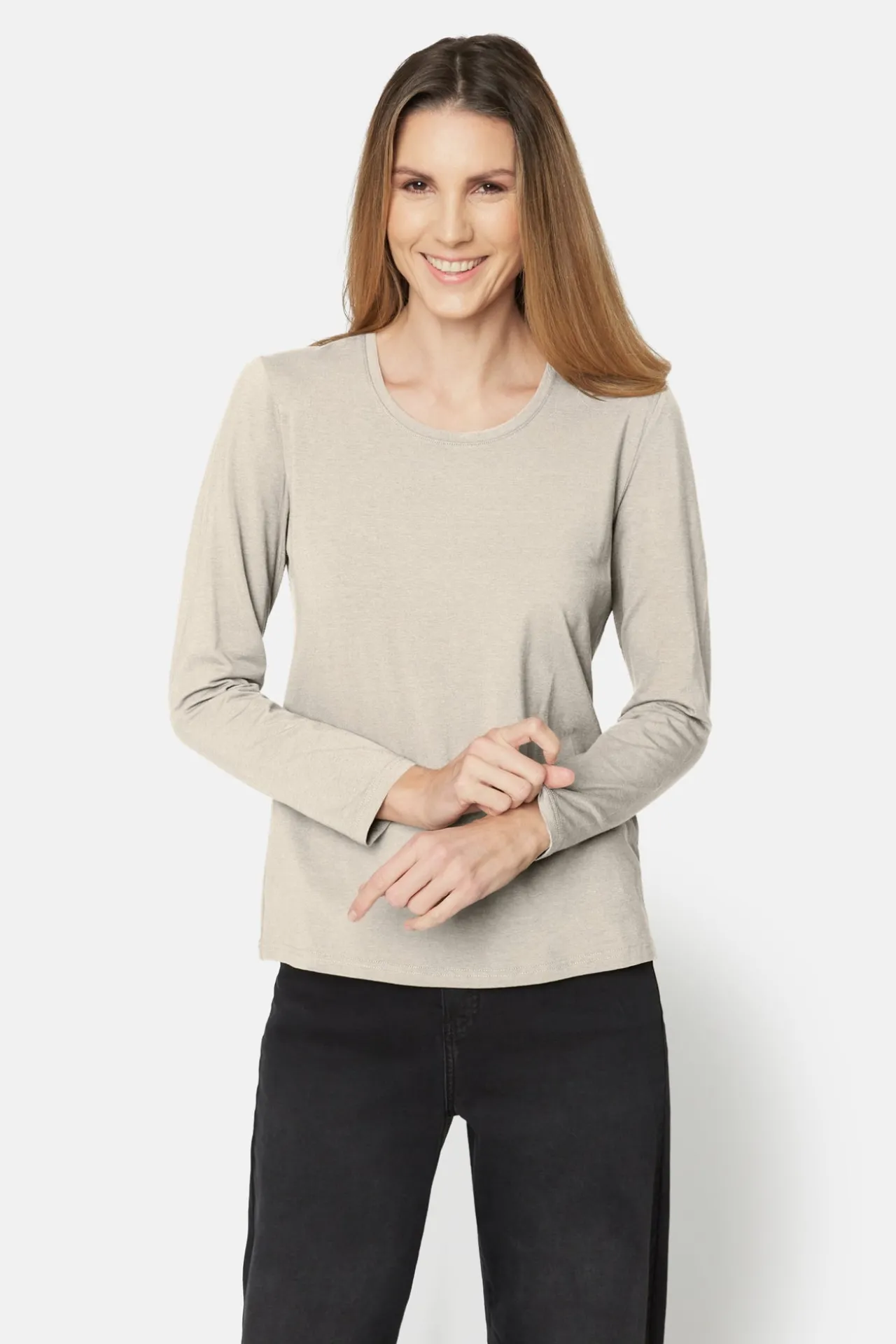 tshirt_med_rund_hals__whi_0.webp T-shirt Med Rund Hals - Whitecap