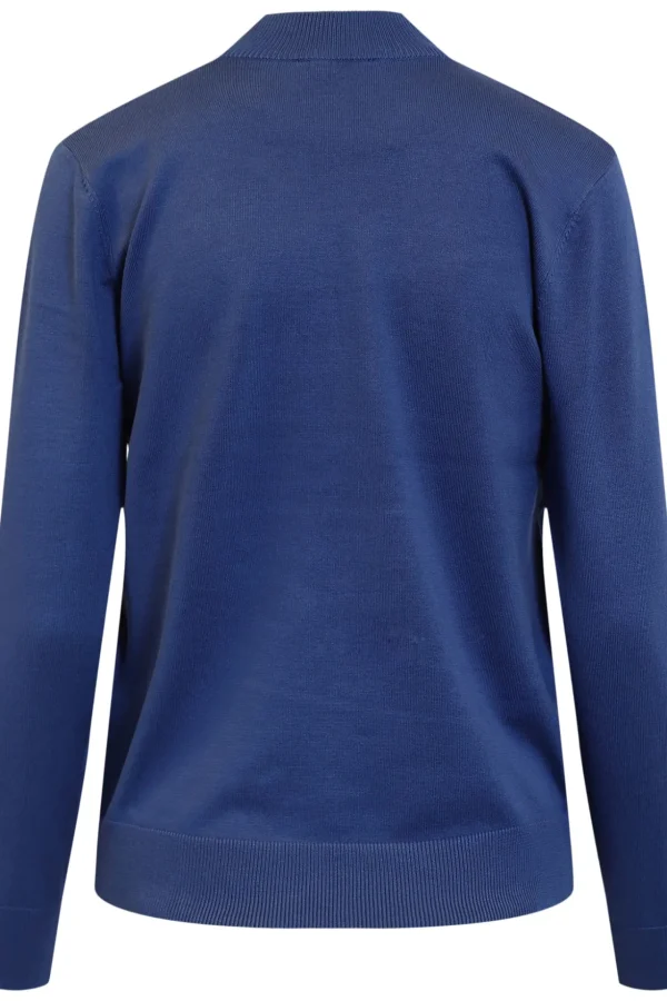 Turtleneck Pullover - Midnats blå