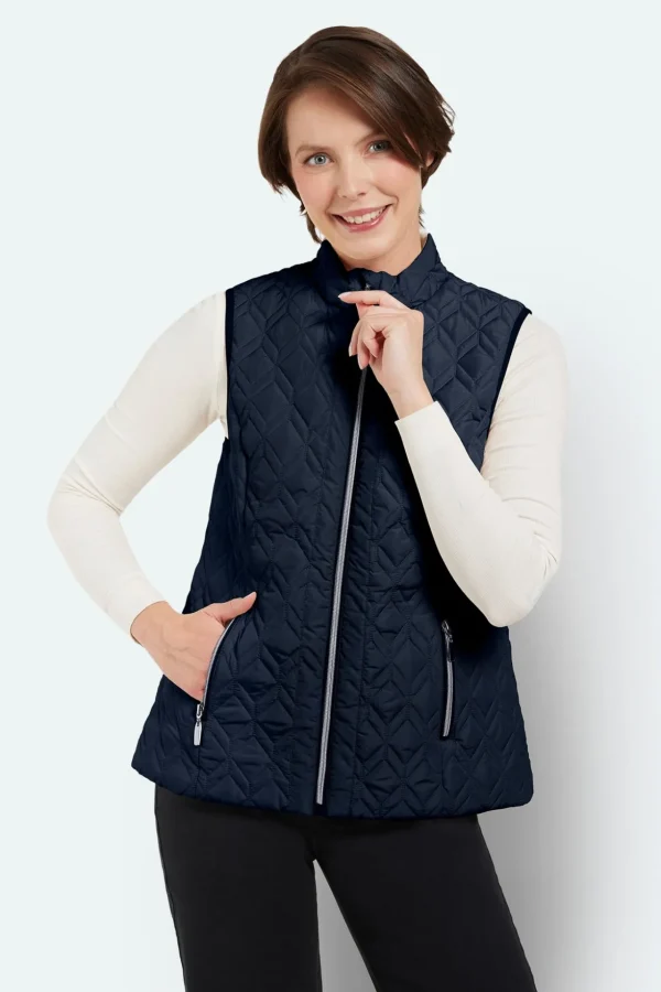 Vest - Navy - Quiltet