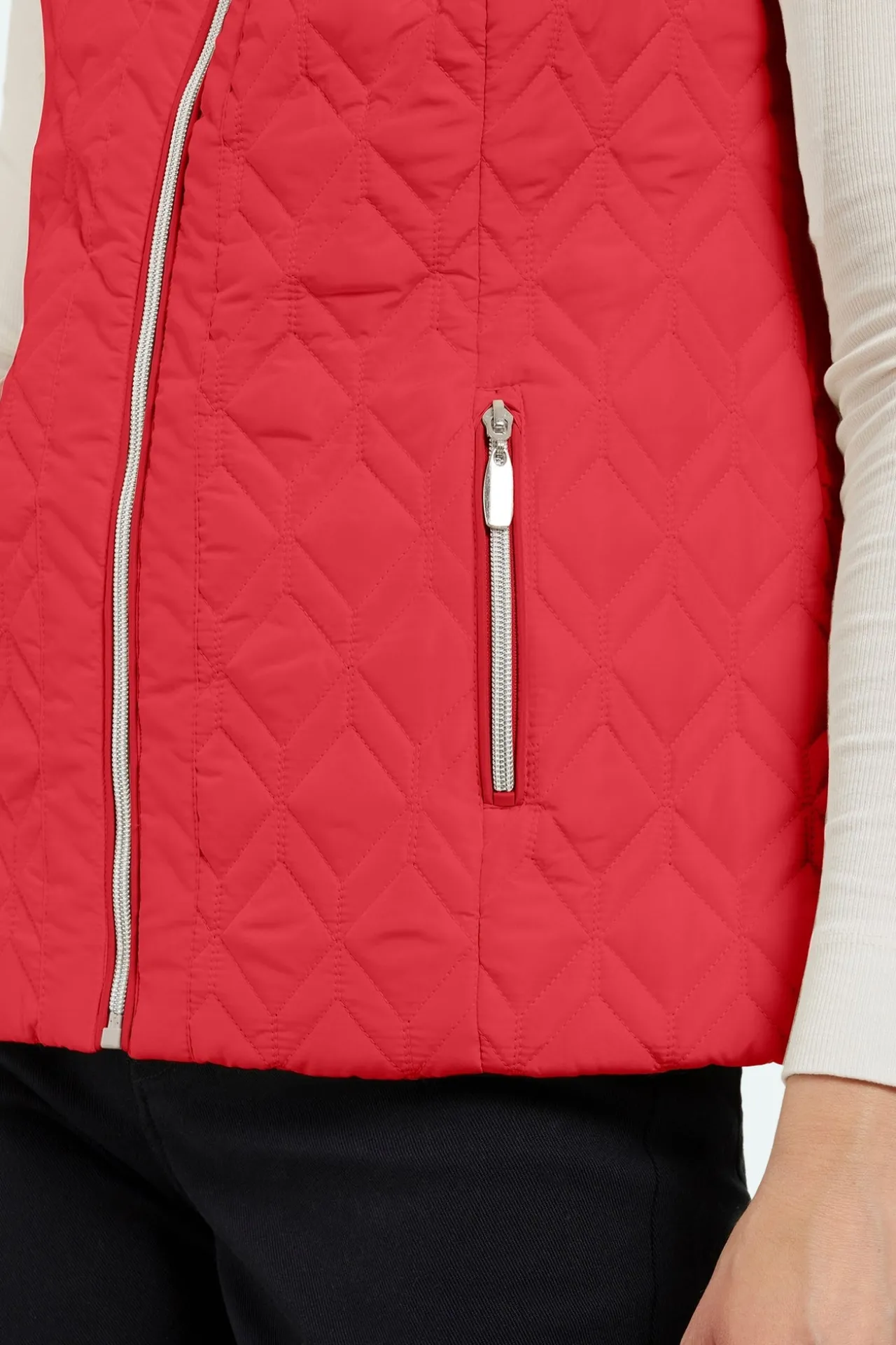 vest__neon_rd__quiltet_1.webp Vest - Neon Rød - Quiltet