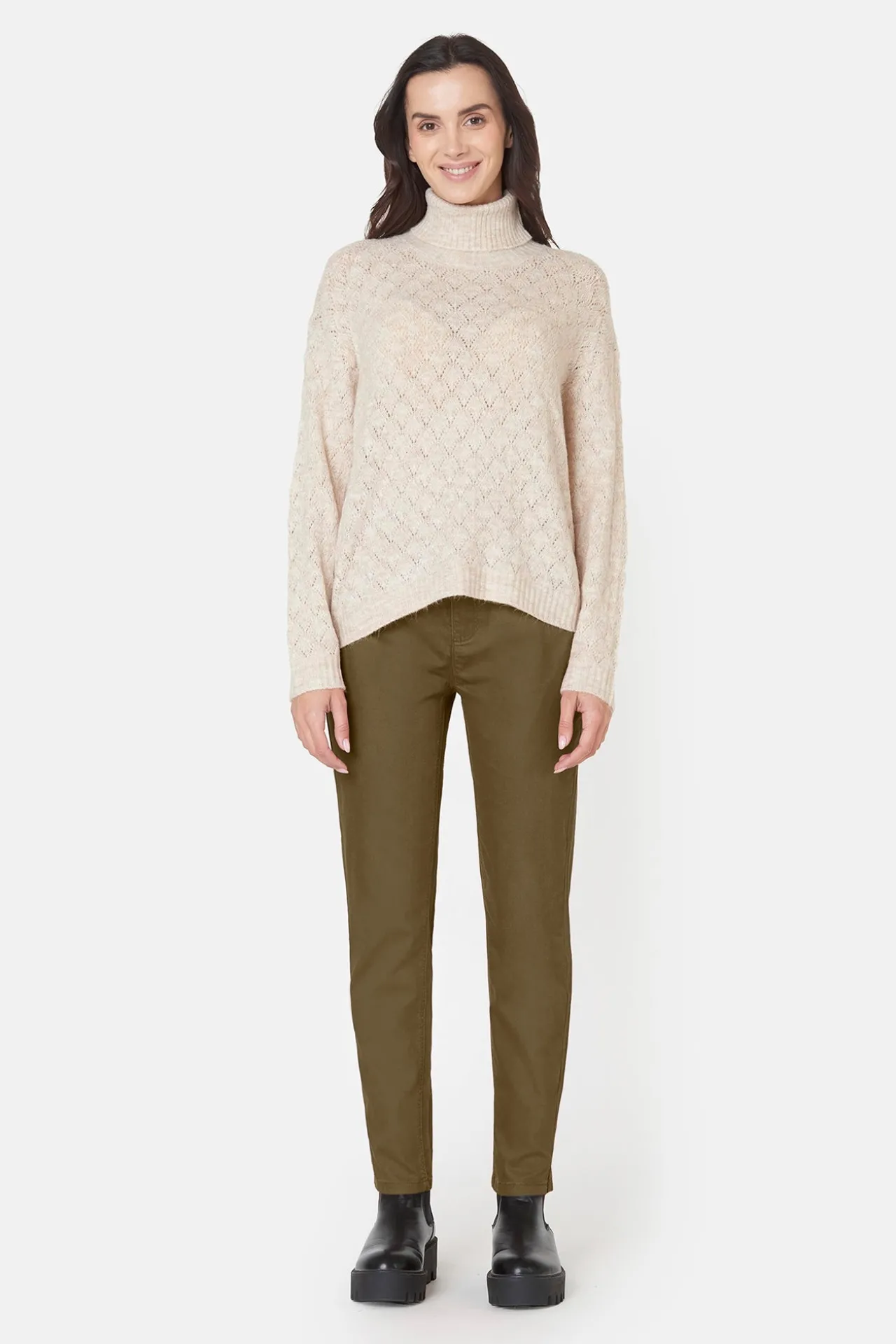 bukser__jane__olive_green_2.webp Bukser 7/8 Jane - Olive Green