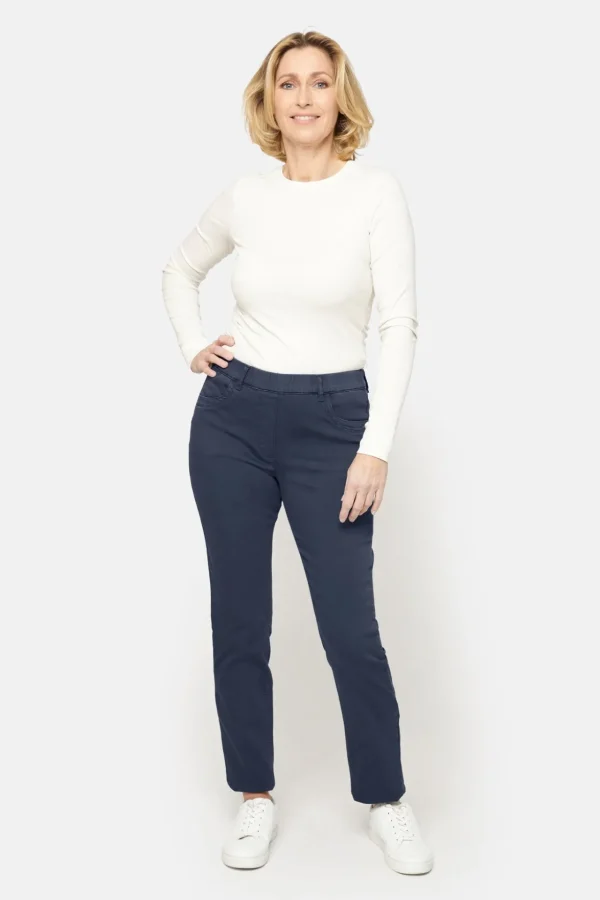 Bukser Madelaine - Midnight Blue - Straight fit