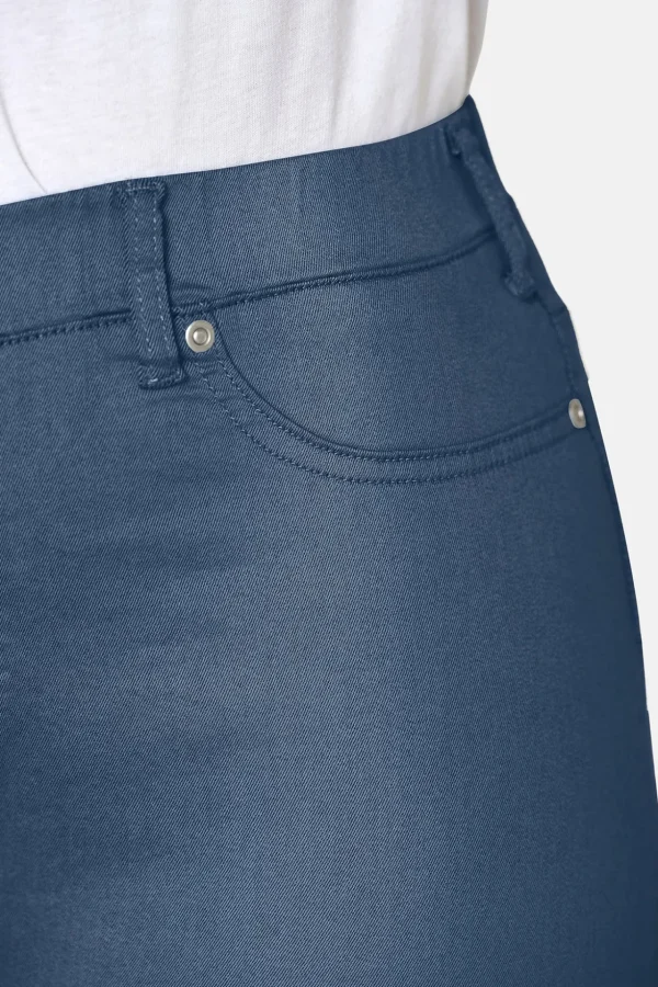 7/8 Bukser, Sofia, Slit Fit - Largo Blue