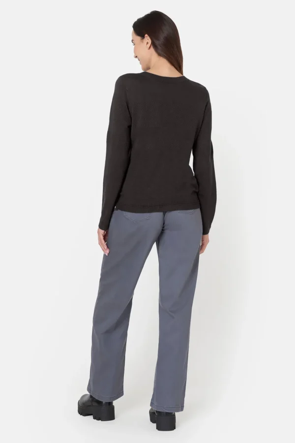Cardigan O-hals - Black