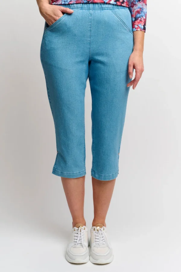 Denim Capribuks - Light blue denim